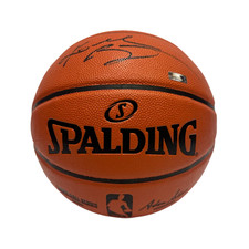 Kobe Bryant Los Angeles Lakers Autographed Spalding Basketball Panini COA