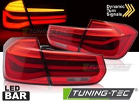 Paar RüCkleuchten BMW 3Er F30 Limousine 11-18 LED BAR Dyn Rot - 41178947
