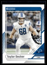 2024 Donruss Taylor Decker Detroit Lions #281