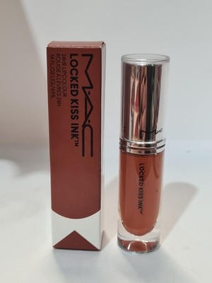 MAC Locked Kiss Ink 24HR Lip Colour Liquid Lipstick Shade 66 Terracotta, 4ml