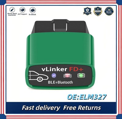 Vgate vLinker FD+ V2.2 ELM327 BT4.0 Wireless FORScan OBD2 Diagnostic Car Tools