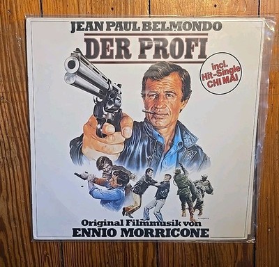 Ennio Morricone-Der Profi  LP-1982 Germany-WEA-58 434-Jean Paul Belmondo