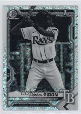 2021 Bowman Chrome Black & White Mini-Diamond Refractor Jhonny Piron 09wc