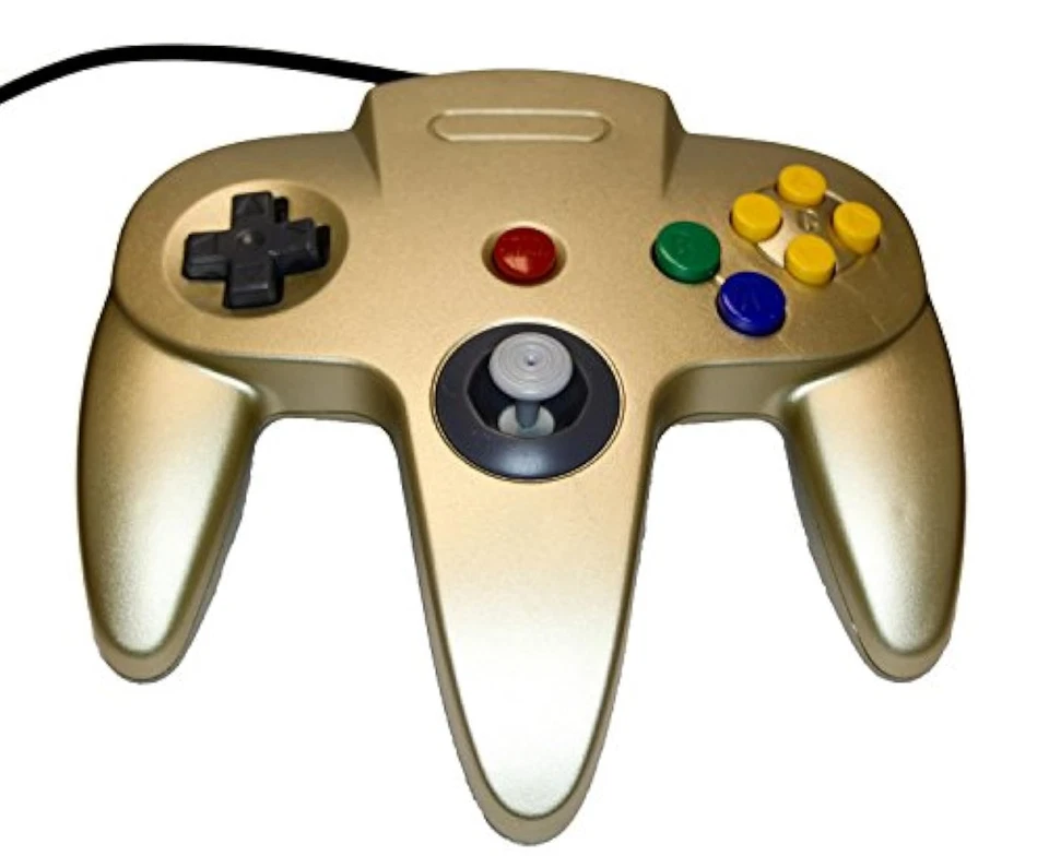 Nintendo Gold Replacement For N64 Gamepad Controller By Mars Devices - Image 2 of 4