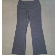 Nine West Bootcut Dress Pants Womens 6 Blue  Stretch Mid Rise Office Trousers