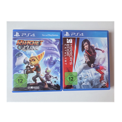 PS4 Spiele - Bundle / Ratchet & Clank und Mirror's Edge Catalyst USK 12 PAL 