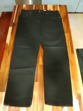 VTG 90s USA 1992 Levis 505 Regular Straight 40x30 Black Denim Jeans