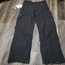 Ocean Earth Pro Snow Ski Pants Black Insulated Outdoor Activewear Mens Small