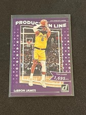 2022-23 Panini Donruss Basketball LeBron James Production Line #1 - LA Lakers