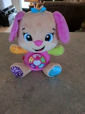 Fisher-Price Laugh  Learn Smart Stages Sis  Pink Musical Plush Baby Learning Toy