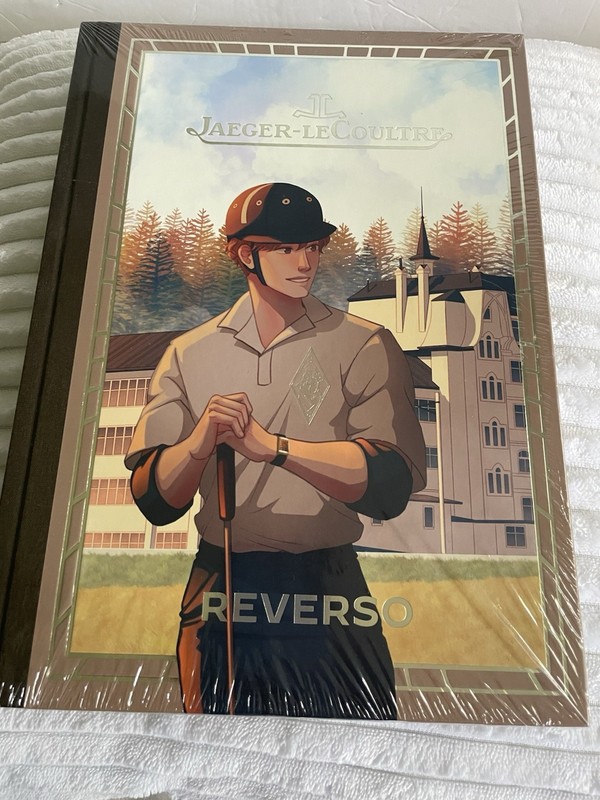 Jaeger LeCoultre Reverso Watch Book Artwork Olivecoat New Sealed 12" Novel Polo
