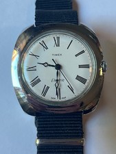 vintage 1969 Timex Electric Watch keeping great time and new black nato band