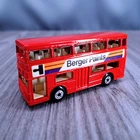 Matchbox Lesney Berger Paints Red Bus Diecast Collectible