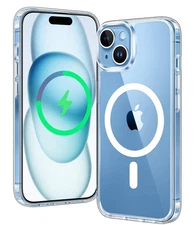 Cober Funda Para iPhone 15 6.1" Case 360 Shockproof Anti-Scratch Clear