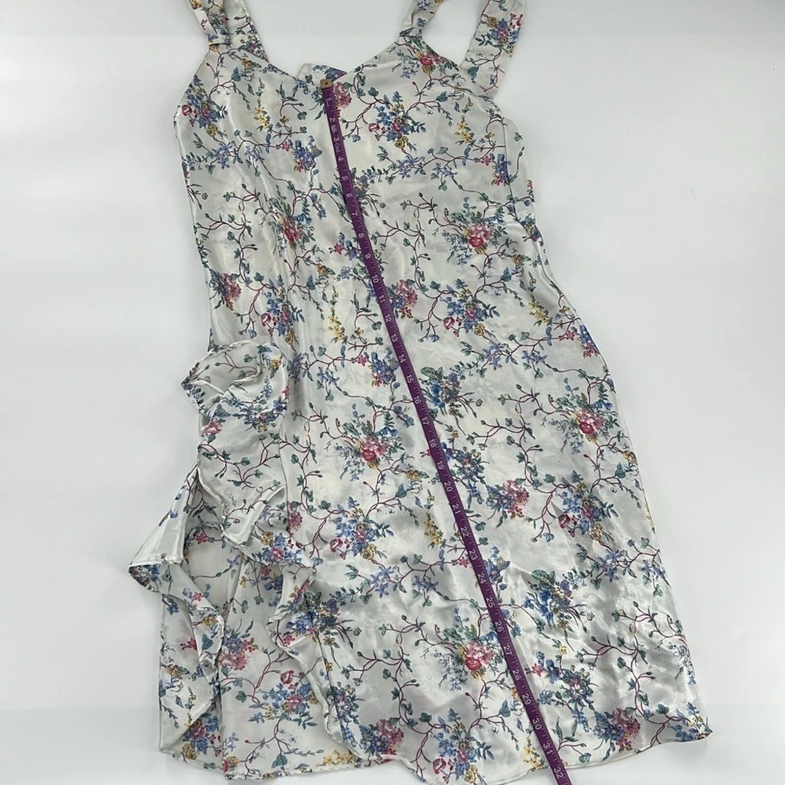 UNDERCOVER Abito Slip Vintage Victoria’s Secret Etichetta Oro Floreale Crema Piccolo ​​​​​​​​​​​​​​​​​​​​​​​​​​​​​​​​​​​​​​​​​​​​​​​​