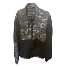 Image of Men's Airwalk Lightweight Windbreaker - Grey Camo Black - 2XL NWT