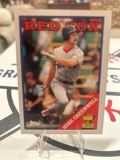 Mike Greenwell 1988 Topps All Star Cup Rookie #493! 2 Card Min! Read Desc!. rookie card picture