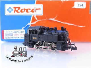 MM154 Escala N ROCO 23201 LOCOMOTORA VAPOR 030F0125 RENFE OVP
