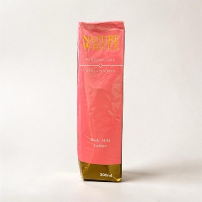 Nature White Whitening Milk Body Lotion With Sun Screen 300ml