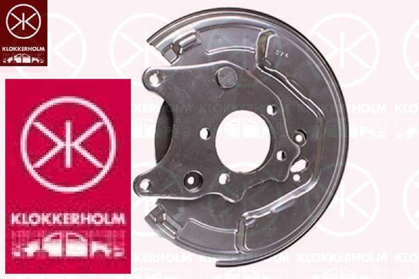 Klokkerholm 8109878 Spritzblech FüR Bremsscheibe FüR Toyota-image