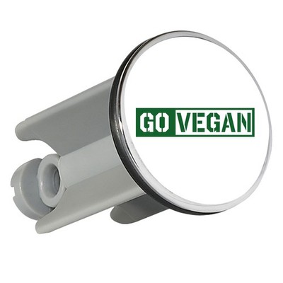 Waschbeckenstöpsel Go Vegan Modern Geschenkidee Go Vegan Geschenk Präsent Mitbri