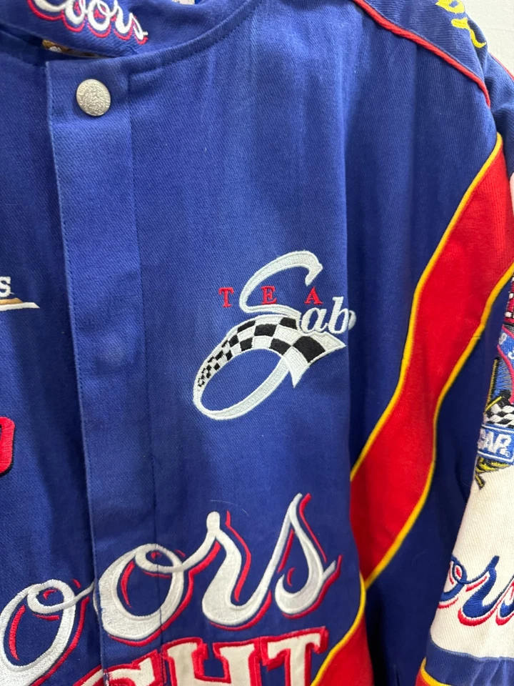 Chaqueta De Colección Nascar Coors Light Winston Cup Diseño JH Talla XL Foto 3 de 4