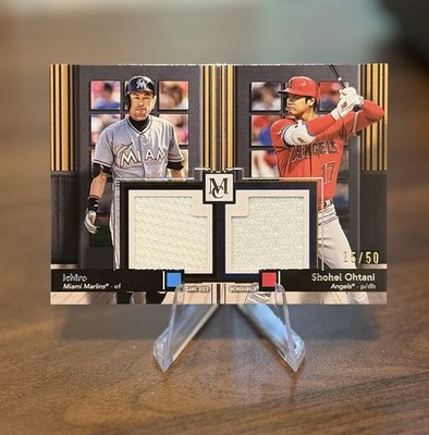 2024 Topps Museum Collection Shohei Ohtani & Ichiro Game-Worn Dual Relic /50