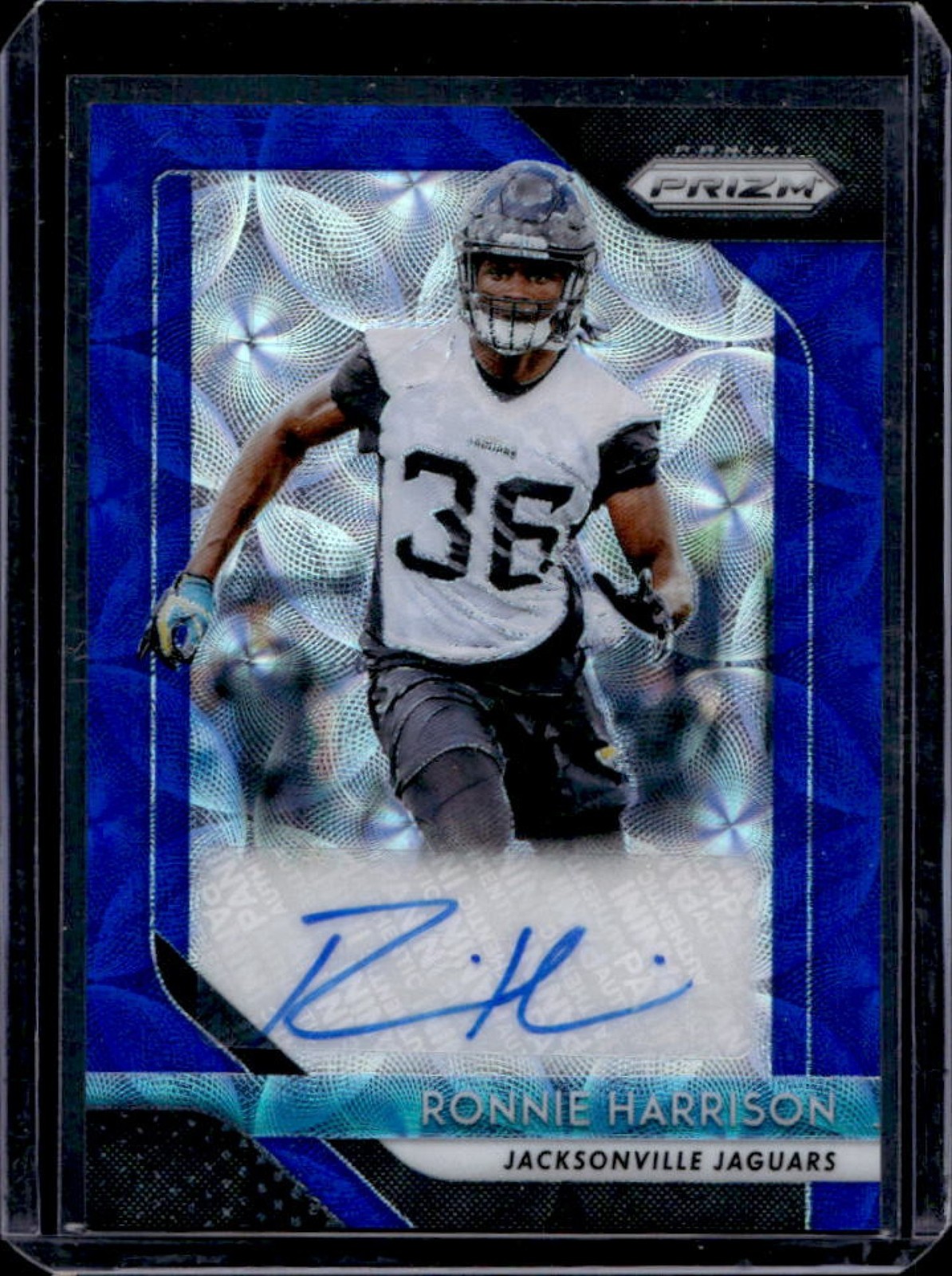 Ronnie Harrison Panini Prizm Rookie Autographs #RARH Blue Scope