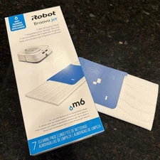 Box Of 7 iRobot Braava Jet M6 Wet Mop Cleaning Pads (New In Box)