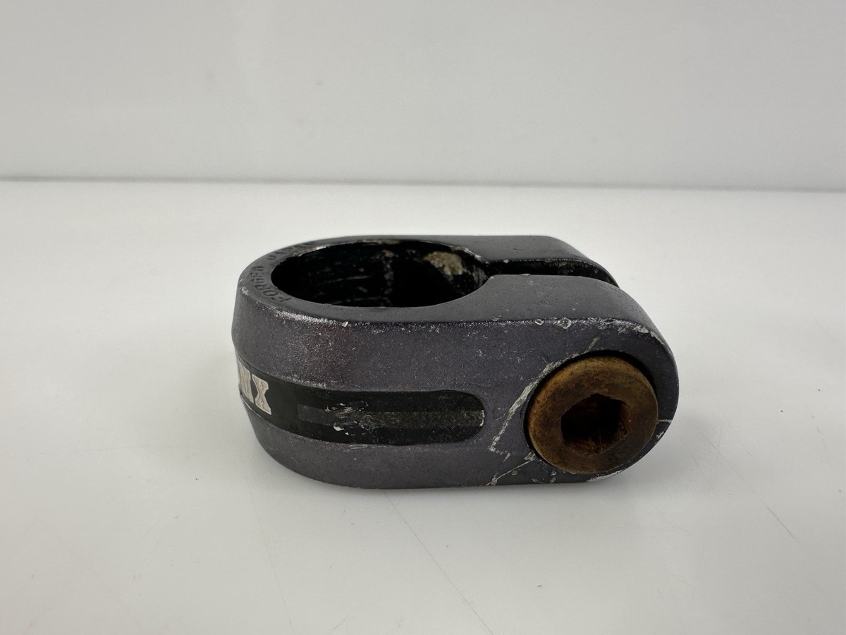 Vintage Tange SC-1 BMX Racing Seatpost Clamp 1” Forged Black Japan