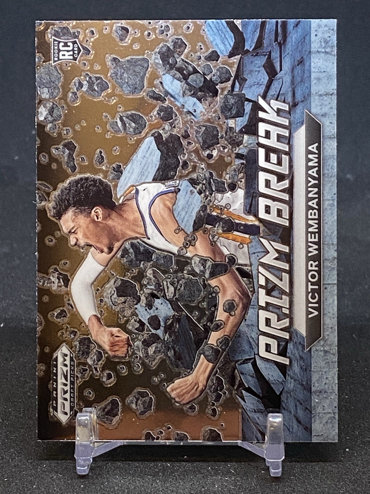 2023-24 Prizm Draft Picks Victor Wembanyama Prizm Break RC Rookie #1