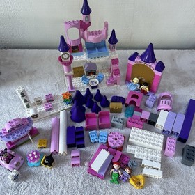 Lego Duplo Sets #6154 Disney Cinderella Castle #10873 Minnie &10595 Sofia READ