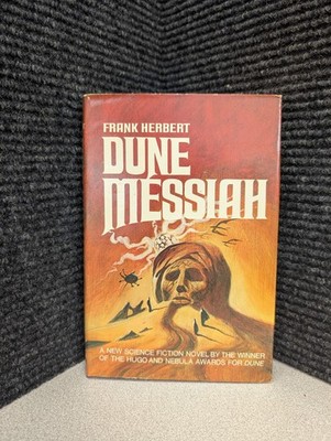 Vintage Dune Messiah Frank Herbert 1969 Hardcover Book Club Edition DJ 03177