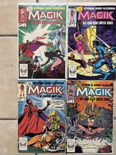 STORM AND ILLYANA MAGIK 1-4 MARVEL COMICS 1984