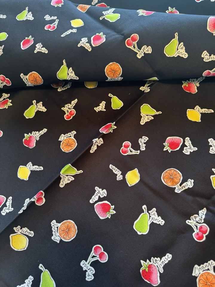 Cotton Stretch Twill - Designer. 60” Wide Black Pressman Gutman Co - Image 4 of 4