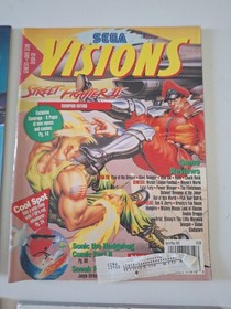Sega Vision Magazine Lot of 8 GOOD CONDITION 1992 1993 1994 with labels CLEAN