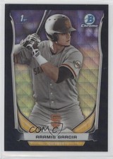 2014 Bowman Draft Chrome Black Wave Refractor Aramis Garcia #CDP50 6w8