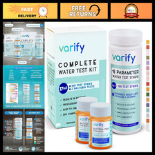 17-in-1 Water Test Kit - 100 Strips + 2 Bacte...