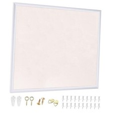 20x30 inch Large Linen Bulletin Board, Cork Board 30" x 20" White Linen Board