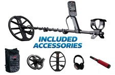 Minelab Equinox 900 Metal Detector with 15"coil, Backpack, and Pro-Find 40