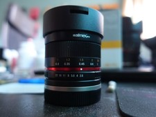 WALIMEX PRO FISHEYE 8mm OBJEKTIV 1:2.8 Anschluss SONY gebraucht