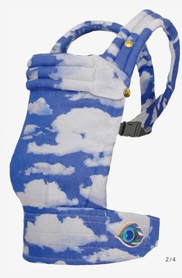 ARTIPOPPE Zeitgeist Baby Toddler Carrier Clouds Sky Blue Linen w/ Box & Insert