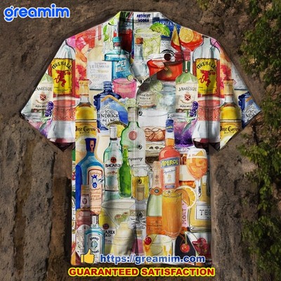 Champagne Hawaiian Shirt For Drink Lovers