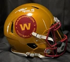 Brian Robinson Jr Signed Authentic F/S Helmet Commanders Beckett Certified