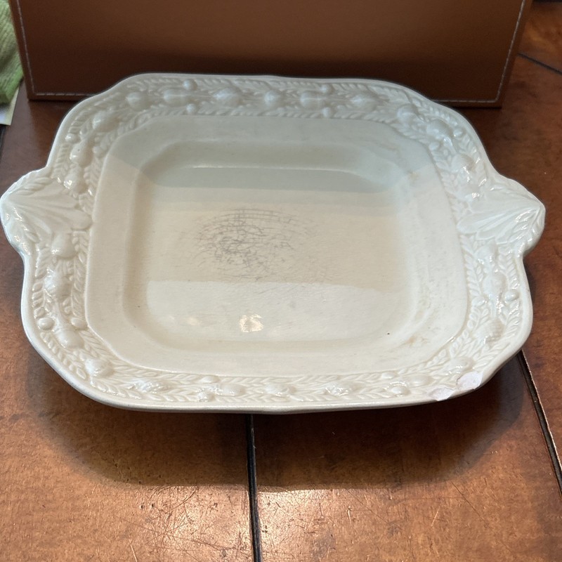 Adam’s Titan Ware Antique Cake Plate