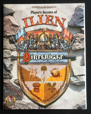 AD&D BIRTHRIGHT Players Secrets Ilien Domain   Dungeons & Dragons Rollenspiel