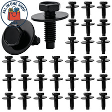 M6-1.0x25mm Hex Head Body Bolts 19.5mm Washer Bumper Fender Splash Shield 30PCS
