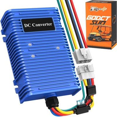 GODCTSUP 360W Golf Cart DC Converter 48V 36V to 12V Voltage Reducer Regulator