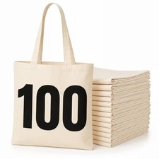 Hochwertige 100 % Baumwolltasche mit langen Tragegriffen