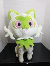 PZ64 Sprigatito BIG Size Cushion Plush Doll Stuffed Toy Pokemon Sanei Japan New